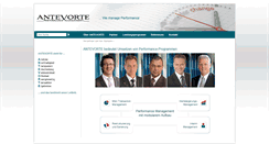Desktop Screenshot of antevorte-pm.de
